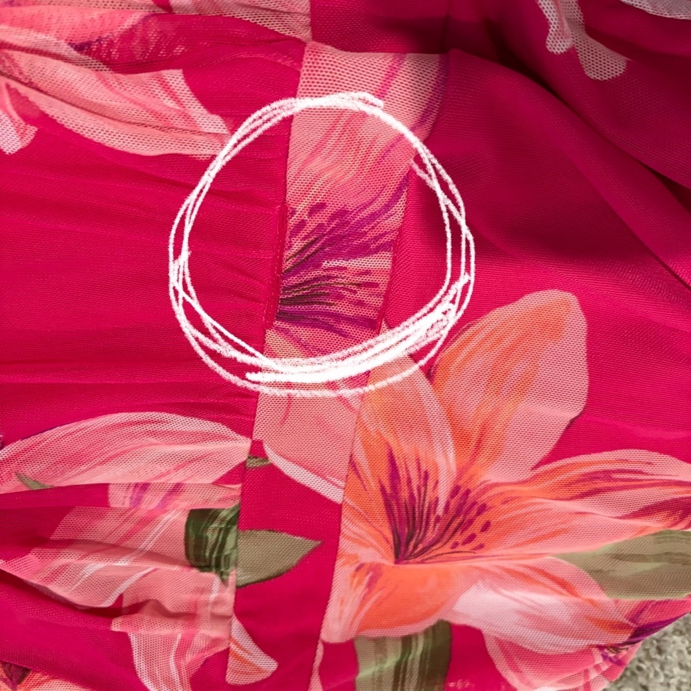 Floral Pink Maxi Dress - Picture 5 of 5